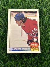 Stephane Richer #4 1990 Topps Team Scoring Leaders Montreal Canadiens Hockey H3
