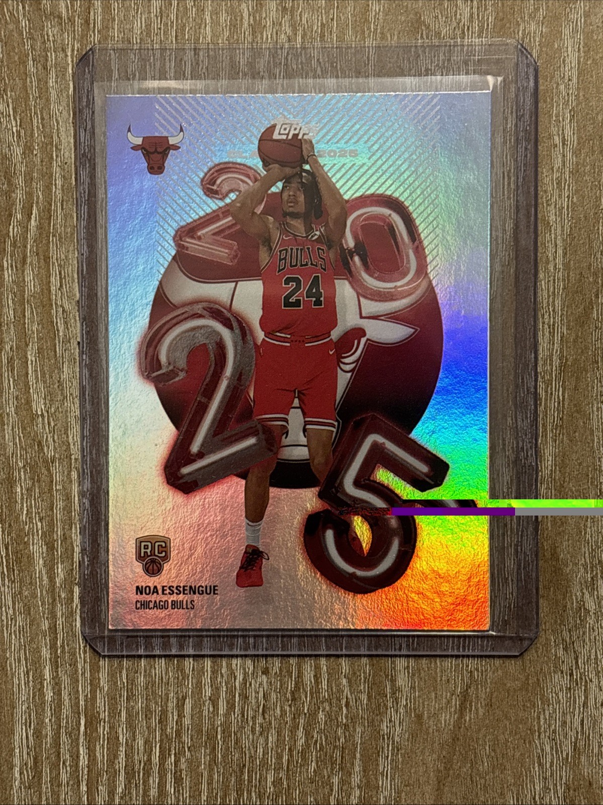 2025 TOPPS CLASS OF '25 Noa Essengue. Case Hit! SSP. Hot Rookie, High Ceiling!