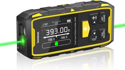 Digital Laser Measure 393FT Dual Bilateral Rechargeable