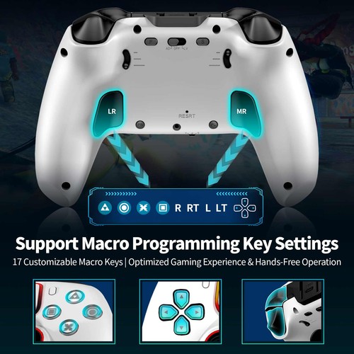 Controller di gioco 3 in 1 (Bluetooth/2.4G/cablato) per PS4/PC/iOS/Android - Foto 3 di 21