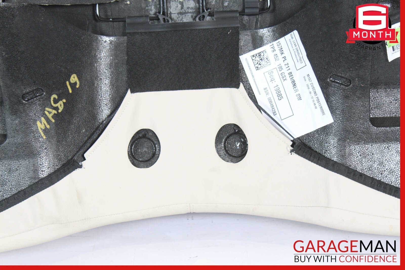 Maserati Ghibli 2014-2022 Rear Right Lower Seat cushions Set