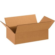 TAPE LOGIC 14 x 8 x 4 Corrugated Cardboard Boxes, Flat 14L x 8W x 4H, Pack of 25