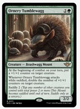 Ornery Tumblewagg | Outlaws Junction OTC | MTG | Saddle | Brushwagg Mount | NM+