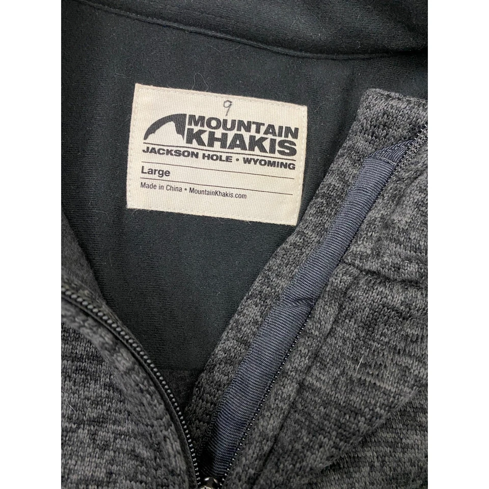 NEW Men Mountain Khakis Old Faithful full zip-up flannel sweater jacket, L - Image 4 of 4