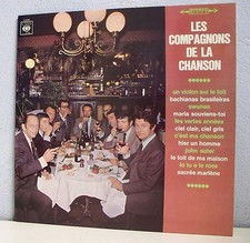 33 tours COMPAGNONS DE LA CHANSON Disque LP A TABLE - UN VIOLON SUR LE TOIT CBS