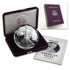 (1) 1993 P 1oz US American Silver Eagle $1 Dollar Proof Bullion Coin with Box