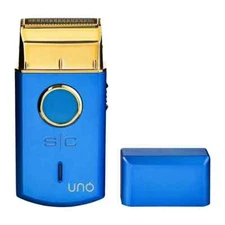 StyleCraft UNO Professional Gold Single Foil Shaver Blue SC #SCUNOSFSB - NEW