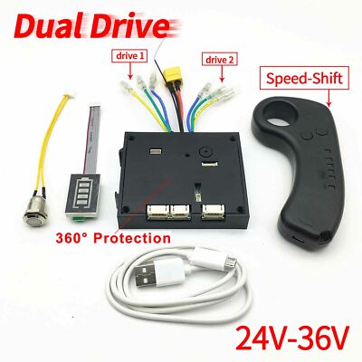Elektrisches Skateboard Doppelmotor ESC Upgrade DIY Kit Longboard Control mit