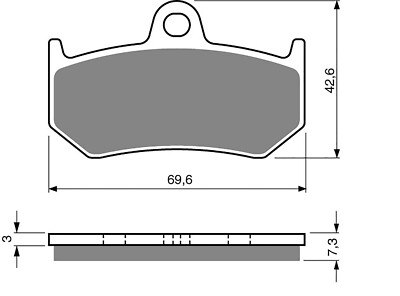 Bremsscheibenbeläge hinten goldfren für MV Agusta F4-750 S Neiman Marcus Ed Evo 2 2002
