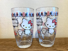 Sanrio Charmmy Kitty Glass Hello Kitty Set of 2 Unused No Box Rare