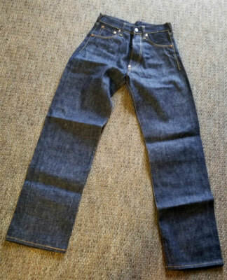 NOS Vtg Evisu BUCKLE-BACK RED LINE HIDDEN & CROTCH RIVETS NOS Vtg Evisu BUCKLE-BACK RED LINE HIDDEN & CROTCH RIVETS