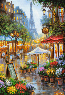 Castorland Spring Flowers, Paris 1000 Piece Jigsaw Puzzle