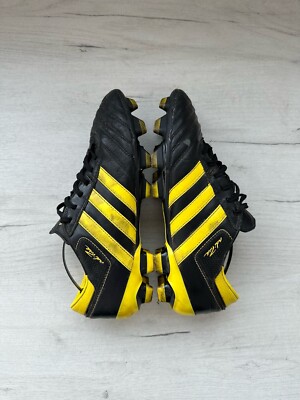 Adidas Adipure 3 FG Black Yellow Rare Football Soccer Cleats US9 1