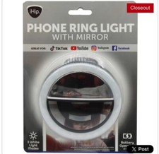 IHIP Phone Ring Light With Mirror