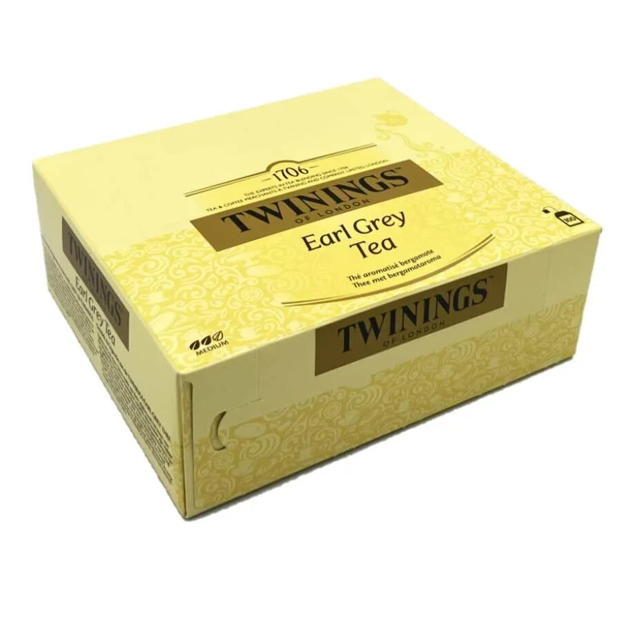 TWININGS Earl Grey 120ティーパック　4箱　アールグレイ Twinings Tea Earl Gray, Black Tea With The Aroma of Bergamot, 100