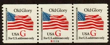 Scott 2891 Red "G" Flag P#S1111 MNH Free shipping