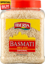 Basmati Rice Jar, 2 Pounds, Extra Long Grain, Naturally Aged Indian White Basmat