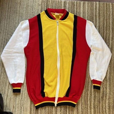 Veste Lejeune Eden Tricots Du Rocher Taille 3 Tbe 70s Rare Road Bike Velo Course - Photo 1/4