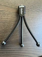 NEW Vivitar VIV-VT-2-Black Pocket Tripod (Black)