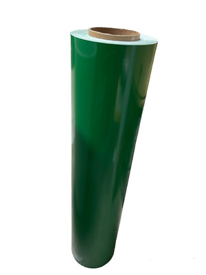1 Roll  Green Glossy Vinyl 12 '' x 50 yards (150 Feet )  Interflex 