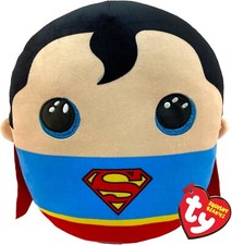 TY Superman Squish-A-Boo 14" Beanie Pl&uuml;sch Sammelfigur Kuscheltier