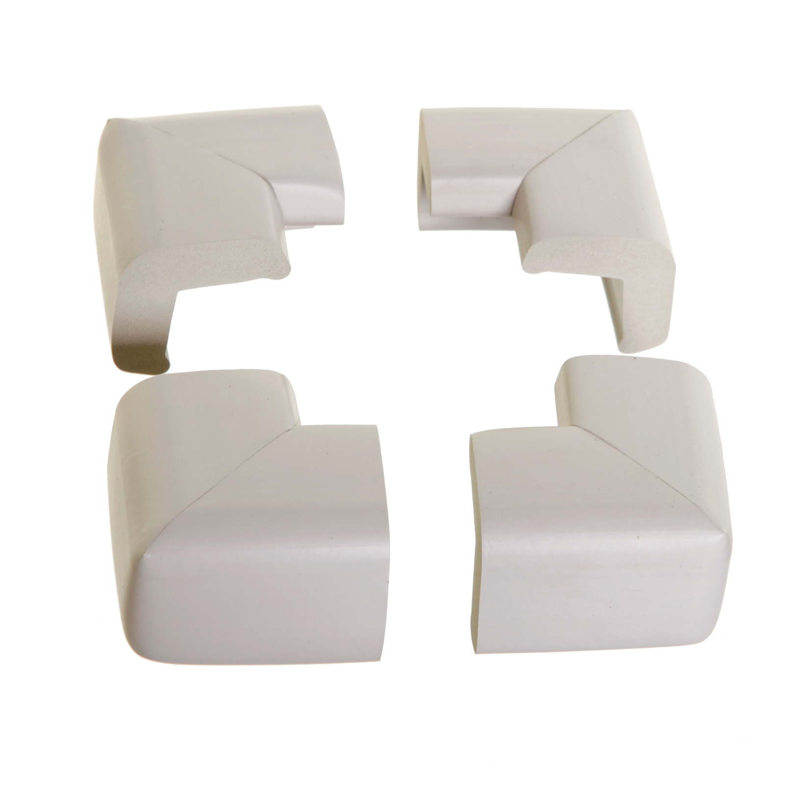 Dreambaby Classic Foam Corner Bumpers - 4 Pack - Grey - Baby Proofing Safety