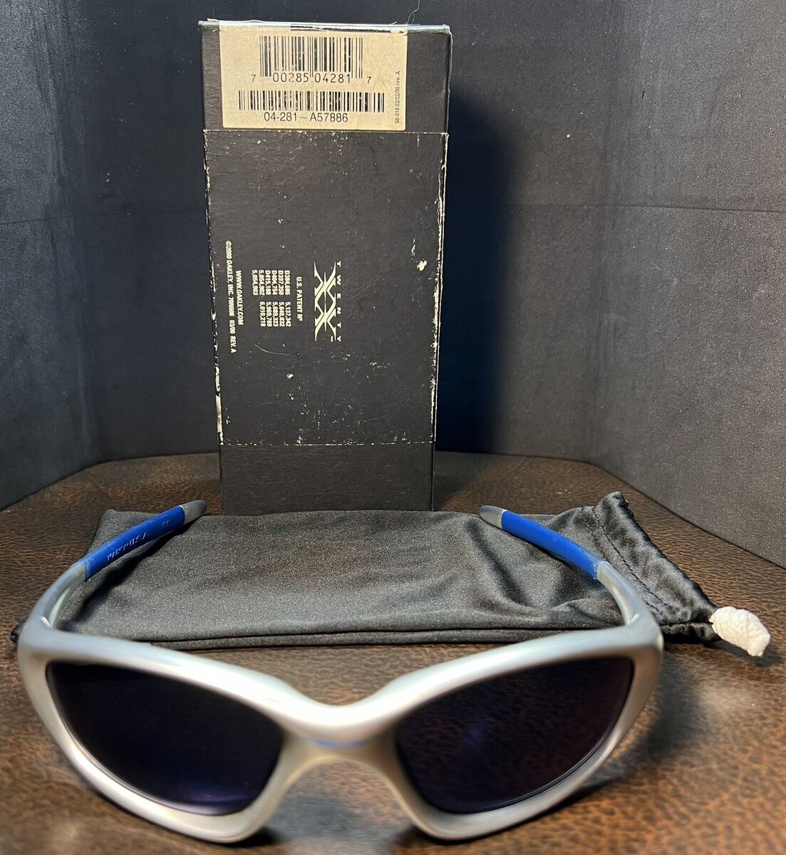 Oakley Twenty XX 04-281 FMJ 5.56 Ice Iridium Sunglasses W Oakley Twenty XX 04-281 FMJ 5.56 Ice Iridium Sunglasses W