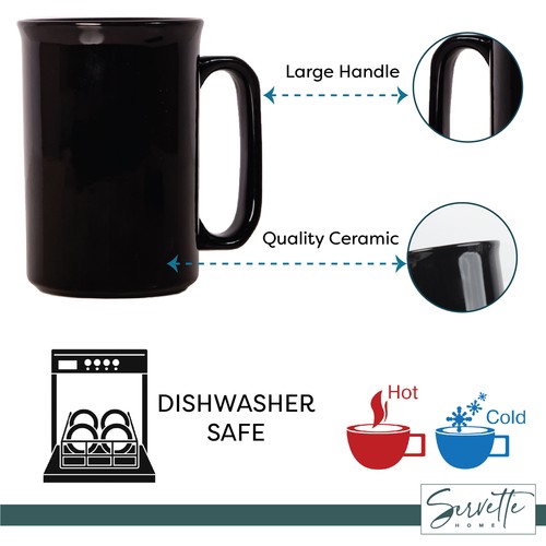 Servette Home Kaffeetassen 12 Unzen - Bild 5 von 10