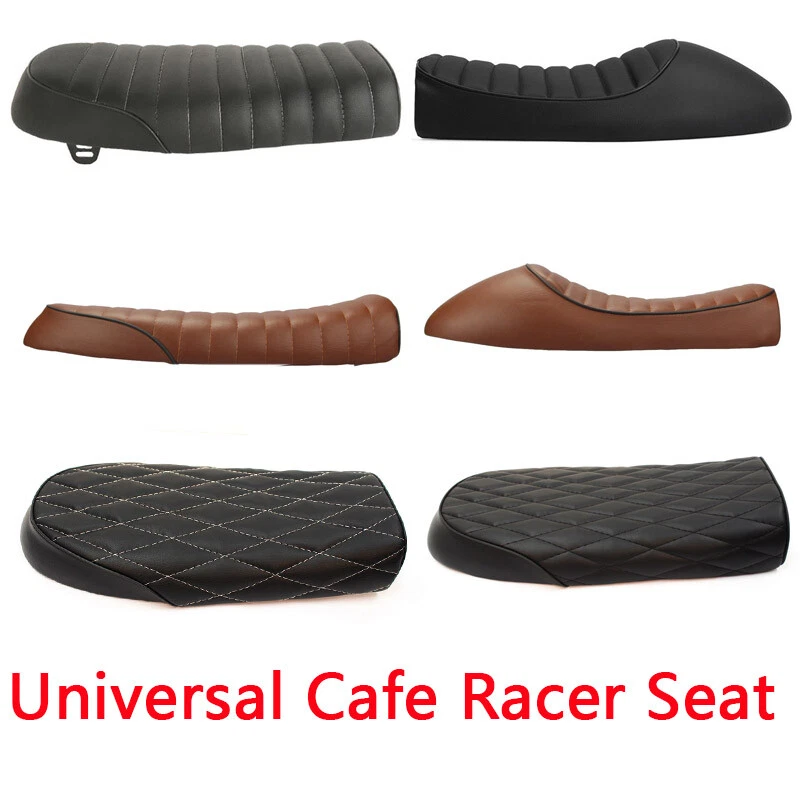 Hump Saddle Cafe Racer Vintage Seat Cushion For Honda CB CL Suzuki GS Yamaha XJ - Imagem 2 de 4