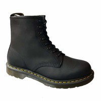 Dr. Martens 1460 8-Loch Stiefel Greasy Schwarz