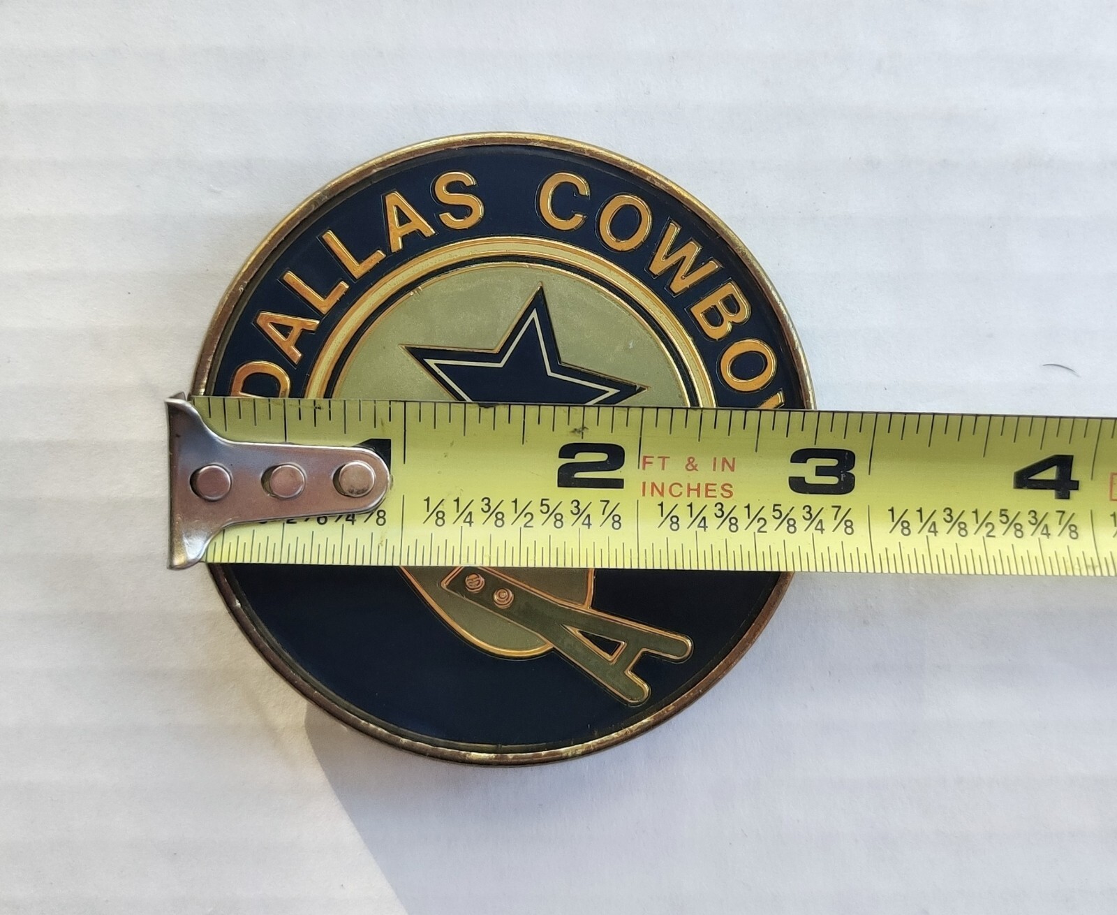 Dallas Cowboys Vintage Belt Buckle 1960's Logo New/Ne… Gem