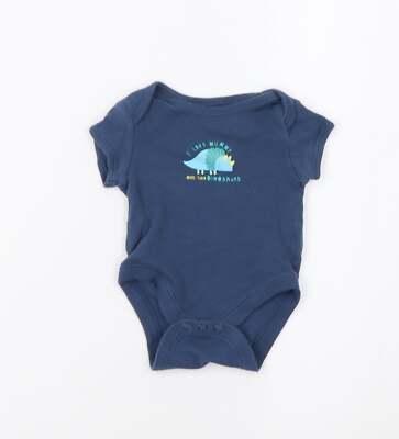 Early Days Jungen blau Baumwollmischung Strampler Einteiler Größe 0-3M