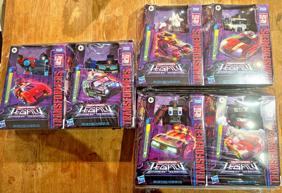 Transformers set: pointblank crankcase wild rider knockout dead end skullgrin