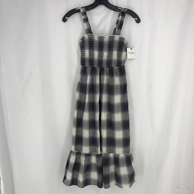 Arizona Plaid Midi Dress, Women's Size XS, NEW MSRP $49 Y2K