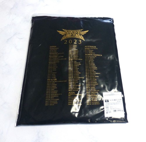 CAMISETA BABYMETAL TALLA L “CRÓNICA DE LEYENDAS 2023” LA 2024 - Imagen 2 de 5