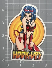 Hook Ups Sticker Rare Devil Horns Tomb
