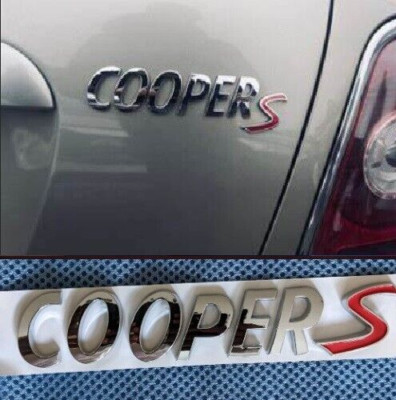 R52 MINI Cooper S JCW John Cooper Works Chrome Rear Badge 16.5cm