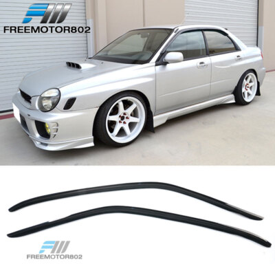 Fit 02-07 Subaru Impreza WRX STI Slim Style Window Visors Rain Sun