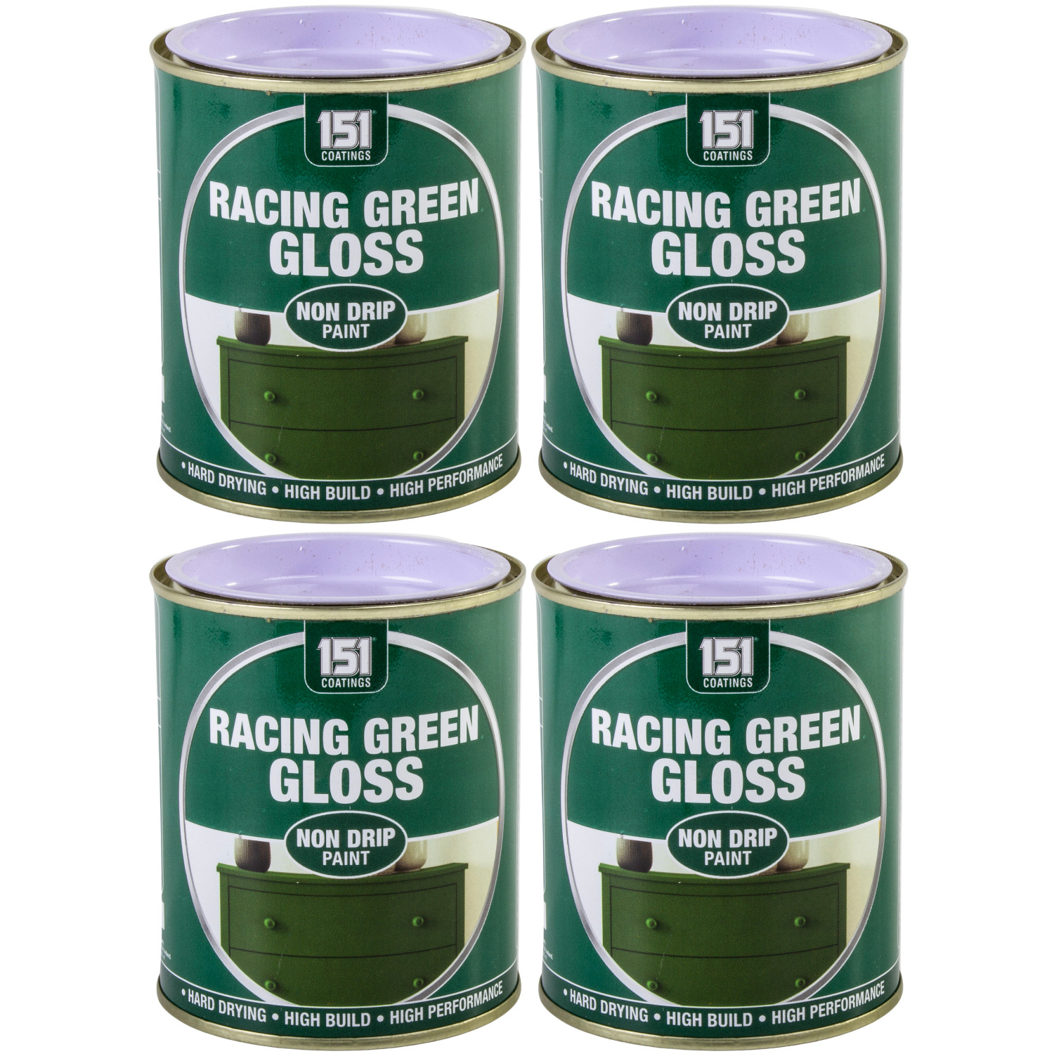 151 Wood Metal Brick Interior Exterior Non-Drip Gloss Paint 300ml - Racing Green - Image 5