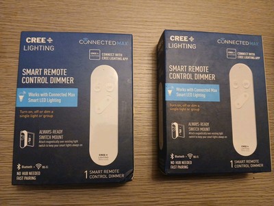 X2 Cree Lighting Connected Max Connected Max White Smart Remote Control - NEW