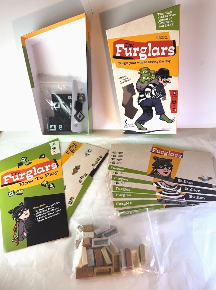 THE FURGLARS- Burgle Your Way to Saving The Day Family Game Night 7+ 2-6 Players - Image 2 of 4