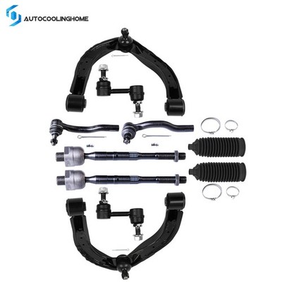 10x Front Upper Control Arm Ball Joint Tie Rod For 2004-2015 Nissan TITAN Armada