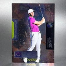 2021 Skybox Metal Universe Champions #41 Matthew Wolff Golf