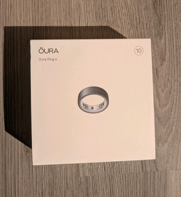 OURA Ring 4 Smart Ring Stealth (Ringgröße 10)