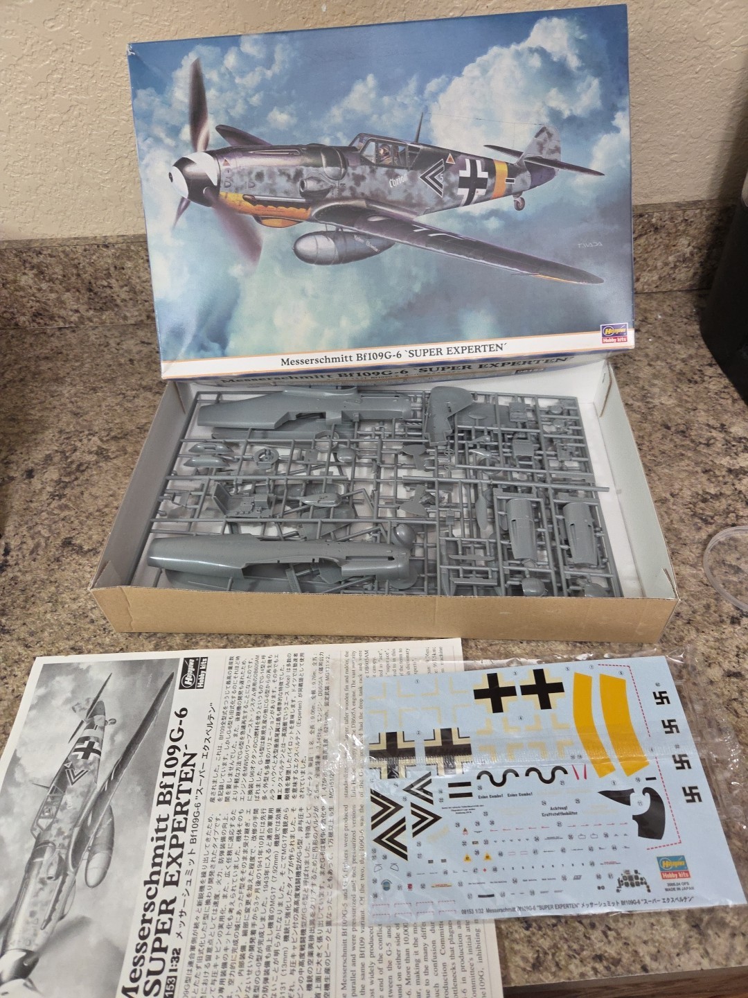 Hasegawa 1/32 Messerschmitt Bf109G 6 Super Experten
