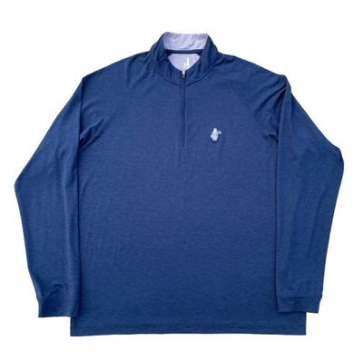 Johnnie O Freeborne Performance 1/4 Zip Pullover Men s XL Chicago Cubs Golf Bear