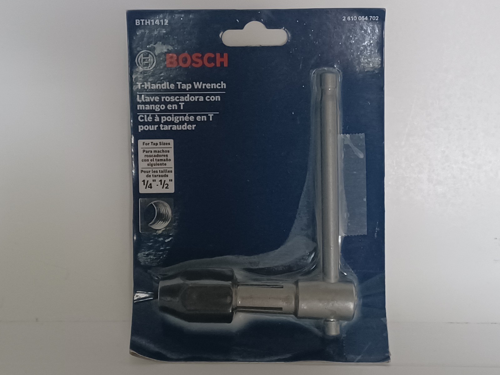 Bosch BTH1412 T-Handle Tap Wrench 1/4" -1/2"