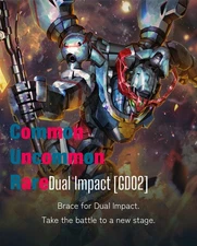 Gundam Card Game - Dual Impact GD02 -C/UC/R - You Choose