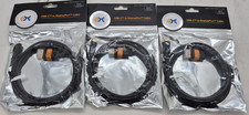 Lot of 3 Sealed 6ft 1.8M CableMatters USB-C to DisplayPort Cables