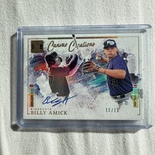 2025 Impeccable Canvas Creations Gold Auto Billy Amick 10/10 Minn Twins TN Vols